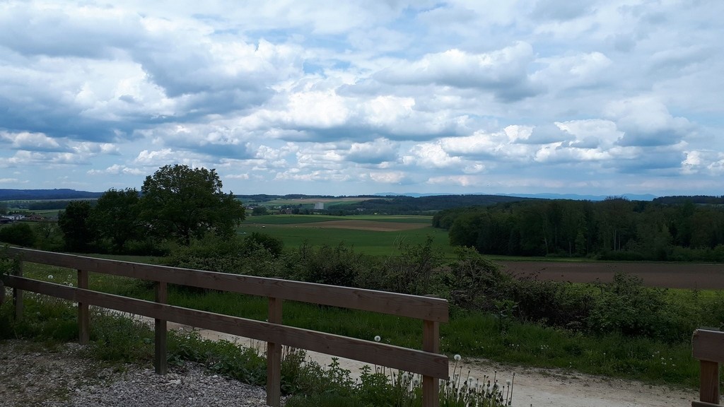 Cornol, vue depuis la cabane forestière